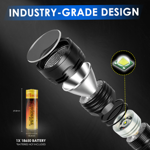 UniqueFire alta potencia al aire libre Camping LED <span class=keywords><strong>fleshlight</strong></span> linterna antorcha - Product Image 6