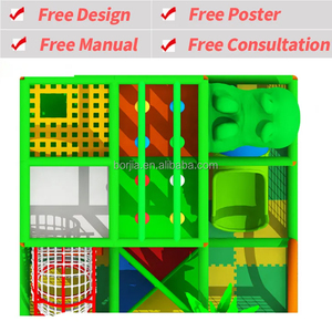 Cao Cấp Sân Chơi Trong Nhà Mềm Thiết Bị Chơi Thiết Lập Cho Trẻ Em Thương Mại Trẻ Em Của Sân Chơi Với Lâu Đài Nghịch Ngợm Và Trượt - Product Image 2