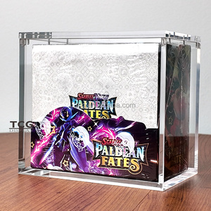 Vente en gros TCG : Boîte <span class=keywords><strong>de</strong></span> rappel Pokémon <span class=keywords><strong>Base</strong></span> Set 1999 en anglais, en acrylique, avec étui <span class=keywords><strong>de</strong></span> protection pour cartes Pokémon et présentoir en acrylique - Product Image 2