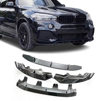4 Buah Bumper Depan ABS Hitam Warrior Baru dengan Klip, Cocok untuk X5 F15 2014-2019, Part Eksterior