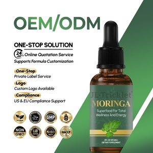 Julong Améliore les Niveaux d'Énergie Soutient la Santé Immunitaire Végétalien 60ml Gouttes Liquides <span class=keywords><strong>de</strong></span> Feuilles <span class=keywords><strong>de</strong></span> <span class=keywords><strong>Moringa</strong></span> - Product Image 1