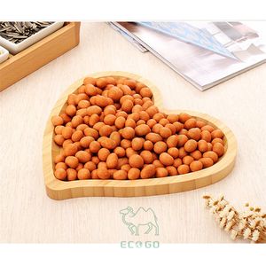 ถาดไม้ไผ่สุดสร้างสรรค์จานเค้กของหวานผลไม้ทรงหัวใจสไตล์ทันสมัยถาดถาดถาดชาขนมธรรมชาติเป็นมิตรกับสิ่งแวดล้อม - Product Image 2