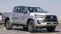 Toyota Hilux DC 2.4D 2024 d'occasion en bon état, sièges en cuir gauche, 5 places, caméra de recul, écran tactile, phares xénon, Euro IV, 250-300 ch, essence