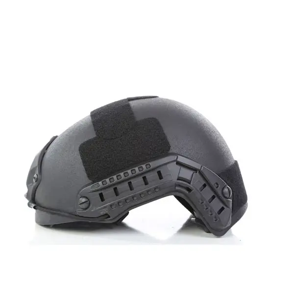 Casco táctico de combate rápido de aramida de corte alto