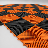 Dalles de sol en PVC emboîtables pour garage, antidérapantes, étanches, avec drainage, ventilées, à grille ouverte, pour atelier de detailing automobile