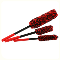 GS brosse de nettoyage de jante de roue outil de détail kit d'outils de lavage de voiture accessoires de nettoyage de voiture ensemble de brosses de détail