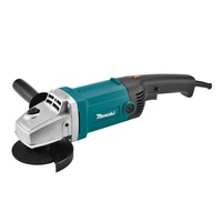 Outils électriques, meuleuse d'angle électrique puissante de 1400 W avec poignée latérale à 3 positions et disque de 180 mm de diamètre