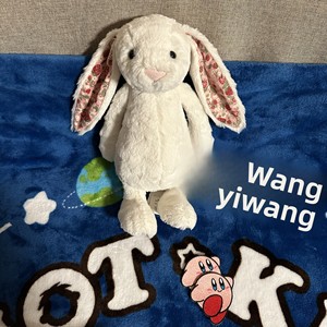 Couette en peluche Lapin Crème Fleur Printanière Pâques 2025 du Royaume-Uni, Cadeau pour bébés de 0 à 24 mois - Product Image 5