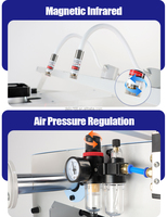 Presse à chaud semi-automatique commerciale grand format double station 40*60CM pour t-shirts