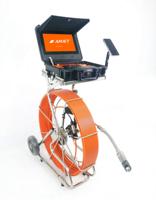 Caméra de canalisation souterraine AMJET R14-MAX 512 Hz 360° ° +180 ° Système d'inspection par caméra pour les canalisations domestiques et les relevés des égouts