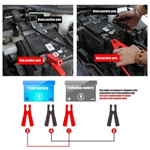 3M 4M Alligator Clip Jumper Cables Universal Car Power Charging Booster Dispositif <span class=keywords><strong>de</strong></span> <span class=keywords><strong>démarrage</strong></span> <span class=keywords><strong>Batterie</strong></span> Jump Cable Outils d'urgence - Product Image 3