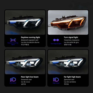 Feux avant à LED AURON, nouvelle qualité supérieure, Plug & Play, feux de jour, 6000K, 6000 Lm, 36W, pour Série 3 F30 F35 12V - Product Image 3