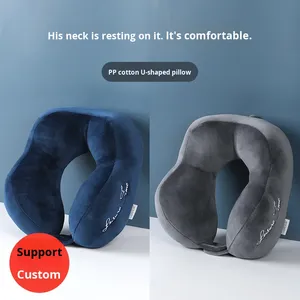 <b>Neck</b> Pillow Airplane Car Pillow Travel Healthcare Soft Travel Pillow U Shaped Nap <b>Neck</b> <b>Cushion</b> PP Cotton - Product Image 3