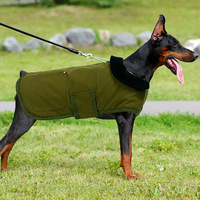 Veste d'hiver pour chien en coton, manteau coupe-vent chaud en tissu Oxford, tenue épaisse pour chiens de petite, moyenne et grande taille, intérieur et extérieur