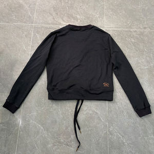 Pantalon de survêtement pour homme, coupe courte, vintage, tissé, 100% coton, imprimé numérique, lettres dorées, broderie de taureau, ourlet à cordon, anti-boulochage - Product Image 2