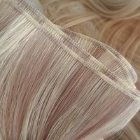 Extensiones de Cabello Humano Virgen Doble Trama Genius Weft, 100% Cabello Humano Virgen con Cutícula Alineada, Calidad de Salón