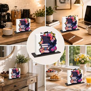 Tempat Serbet Kucing Hitam Kayu Desain Kucing Tidur Lucu Rustic Pengatur Serbet Kertas Dekorasi Meja Farmhouse yang Nyaman untuk Dapur - Product Image 3