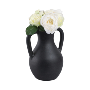 Vaso in terracotta con manico, vaso decorativo per fiori, per soggiorno, camera da letto, ufficio, scrivania - Product Image 2