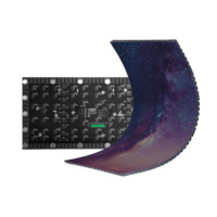 Écran LED flexible ultra-fin de haute qualité d'usine, étanche, couleur pleine, écran géant extérieur P4