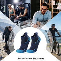 Chaussettes de sport athlétiques personnalisées pour hommes et femmes, respirantes, en maille, avec compression et soutien, épaisses, pour la randonnée, la course à pied et les sports