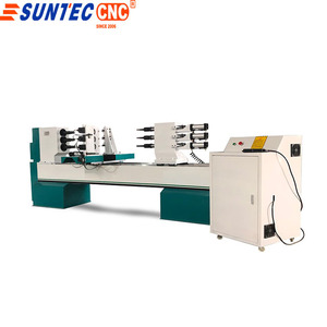 Suntec ST-1530 4 trục <span class=keywords><strong>3D</strong></span> mô hình CNC gỗ Máy tiện quay với đánh bóng cho Bóng Chày BAT làm - Product Image 5