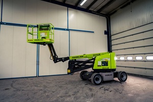 Nacelle élévatrice automotrice fiable ZA14NJE-Li 16m avec rotation à 360° °   Plateau tournant continu pour opérations en extérieur à grande altitude - Product Image 4