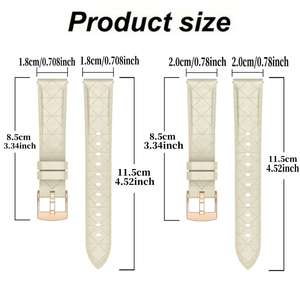 <span class=keywords><strong>Correa</strong></span> de Reloj Deportiva de Cuero Sintético de 18 mm y 20 mm con Diseño de Bucle y Hebilla de Pin para <span class=keywords><strong>Amazfit</strong></span> <span class=keywords><strong>GTS</strong></span> <span class=keywords><strong>4</strong></span>/Bip 3pro, <span class=keywords><strong>Correa</strong></span> de Repuesto para Reloj Inteligente - Product Image 6