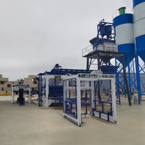 Beton getaran mesin blok berongga mesin pembuat Paver dengan peralatan konstruksi PLC mesin semen pasir langsung - Product Image 5
