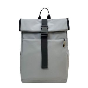 SY75 Custom Large Capacity AntiTheft Expandable <b>Roll</b> Top Computer Bag With Logo Waterproof Business Men Outdoor College <b>Backpack</b> - Product Image 6