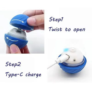 Vortex tarzı köpek oyuncak çevre dostu plastik su geçirmez IP67 atlama sıkıntı giderici için rulo top Gadget akıllı haddeleme - Product Image 3