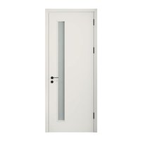 Puerta Interior Abatible de Madera Maciza con Pintura Ecológica a Base de Agua, Anti-UV, Insonorizada, para Dormitorio, Villa, Moderna