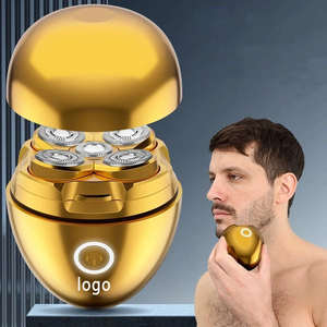 Maquinilla <span class=keywords><strong>de</strong></span> afeitar <span class=keywords><strong>de</strong></span> cabeza <span class=keywords><strong>de</strong></span> cinco hojas flotante IPX6 impermeable <span class=keywords><strong>de</strong></span> doble uso OEM, <span class=keywords><strong>afeitadora</strong></span> magnética con motor <span class=keywords><strong>de</strong></span> gran potencia en forma <span class=keywords><strong>de</strong></span> huevo para uso masculino y femenino - Product Image 3