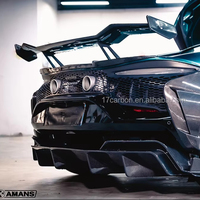 AMANS MCLAREN ARTURA Kit Aileron Arrière Double Pont en Fibre de Carbone Sec Sergé 3K Brillant avec Finition Polie
