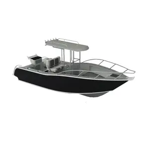 Console central de alta velocidade 21ft, barco de pesca esportivo de alumínio para venda eua