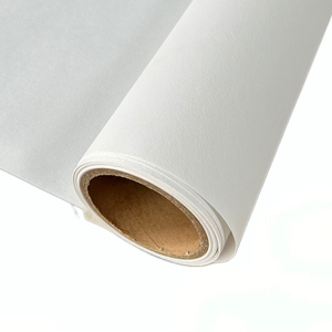 Top Sale 290g Non-Woven Wallpaper Rolls Coated Fabric Base Digital Printing <strong>White</strong> Blank Wallcovering Luxury Hotel Wall <strong>Panels</strong> - Product Image 1