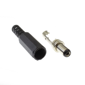 <b>12V</b> 3A 5.5x2.1mm DC Power Male <b>Plugs</b> Connector DC Power Socket Female Jack Screw Nut Panel Mount <b>Adapter</b> 5.5*2.1mm - Product Image 2