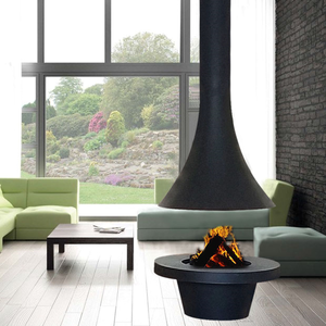 Chimenea suspendida para calefacción doméstica, estufa <span class=keywords><strong>de</strong></span> <span class=keywords><strong>leña</strong></span> colgante con chimenea - Product Image 6