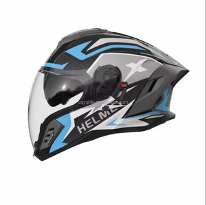 Los Nuevos Cascos de Motocicleta ABS HD con Doble Lente, <span class=keywords><strong>Casco</strong></span> Integral Personalizable, Fabricante de Protectores de Cabeza - Product Image 1