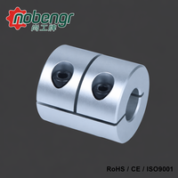 Acoplador Rígido Mini Anodizado de Aluminio con Tornillo de Fijación, Sin Holgura, Compacto y Ligero para Impresora 3D, Motor Paso a Paso CNC, Encoder y Servo