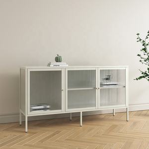 Meuble de rangement en acier pour salon, meuble TV en métal, console de rangement pour livres, bijoux et décorations - Product Image 4