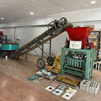 Machine à fabriquer des briques en béton Wodun pour blocs creux, pleins et pavés emboîtables avec plus de 100 modèles de moules personnalisés