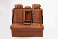 Nuevo Modelo 2024, Sofá Cama Multifuncional con Pantalla Táctil Inteligente, Cajón, Personalizable, Asiento de Coche de Cuero de Aviación
