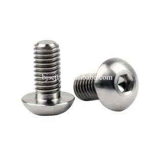 Tornillos de cabeza de botón GR5, titanio M5, gran oferta