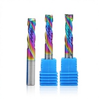 Fresa de compresión de carburo sólido brillante Sunjoy 3/8, personalizable OEM, 2 filos, para fresado