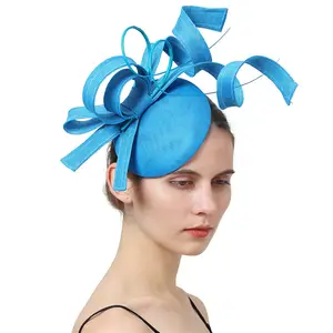 23 Farben Damen Blumen Sinamay Tea-Party Fascinators Frauen formellen Hut Kentucky Derby Fascinators Hochzeits hüte