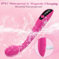 Vibrateur pour femmes AV à 9 modes, stimulateur clitoridien et du point G, masseur vaginal et des mamelons, jouet sexuel pour adultes