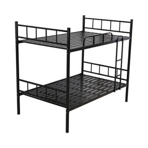 Lit superposé moderne pour adultes, structure en fer <span class=keywords><strong>à</strong></span> 2 étages avec échelle, gain <span class=keywords><strong>de</strong></span> place, lit mezzanine durable pour hôtel et usage domestique - Product Image 4