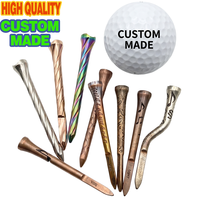 Outil de réparation de divots de golf amusant et vintage, marqueur de balle amovible, logo personnalisé, fourche de réparation de green de golf en alliage de zinc, ensemble cadeau pour hommes et entraînement