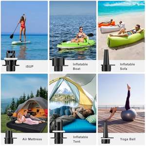 Pompe électrique SUP 13500mAh 20PSI <span class=keywords><strong>Gonfleur</strong></span> d'air rechargeable pour planche à pagaie Moniteur de pression des pneus en plastique - Product Image 6