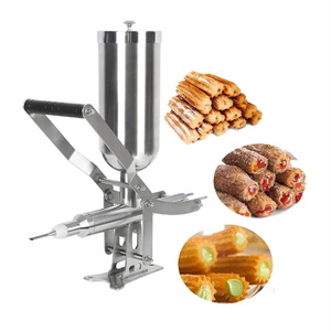 Machine à garniture manuelle multifonctionnelle de 5 L pour beurre de cacahuète, pâte, confiture, <span class=keywords><strong>chocolat</strong></span>, moule à churros, gâteau, <span class=keywords><strong>pain</strong></span>, beignets, crème glacée - Product Image 5